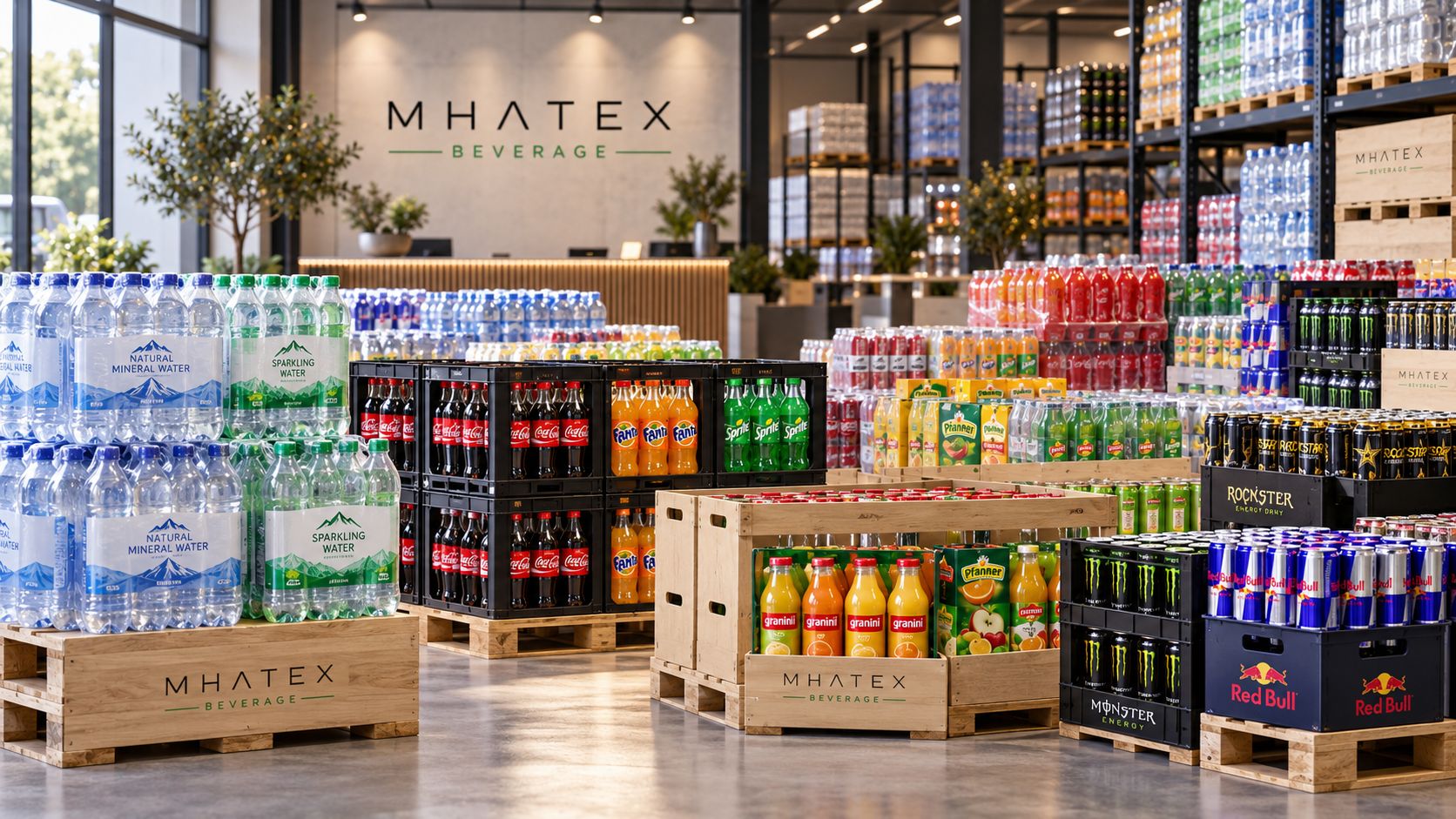 MHATEX Beverage Getränkelieferung für Firmen in Wiesbaden