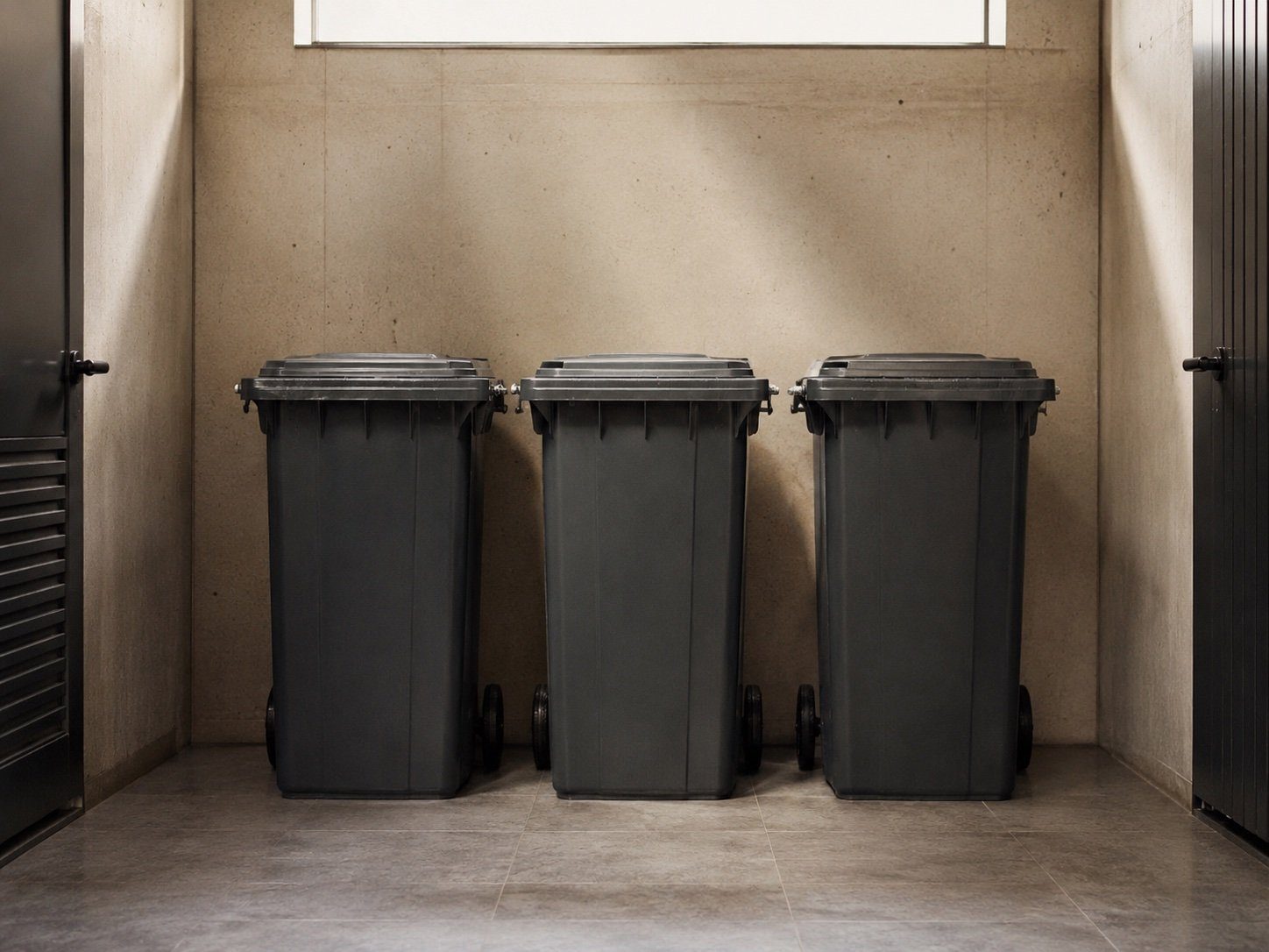 Tonnenmanagement als Ergänzung zur Treppenhausreinigung, MHATEX Facility