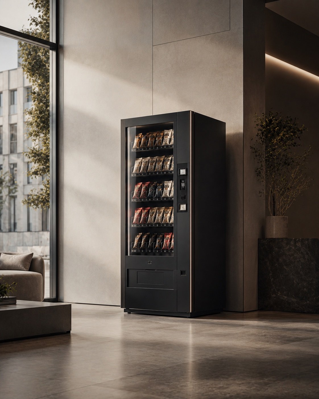 Snackautomat von MHATEX Vending für Unternehmen in Wiesbaden